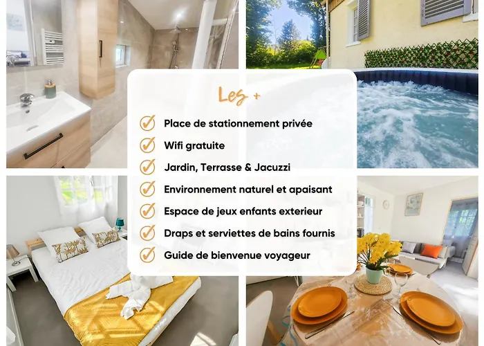 Maison Nature, Jacuzzi, 10 Min De Disneyland Paris *